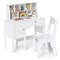 Kids Table and Chair Set with Spacious Tabletop Drawer and Storage for Toys and School Supplies